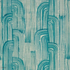 Crescent wallpaper in Lake/Cream van Kelly Wearstler