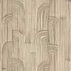 Crescent wallpaper in Taupe/Putty van Kelly Wearstler