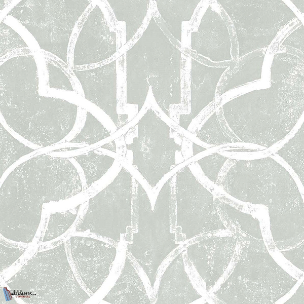 Gothic behang in Amethyst Porcellain van Texam