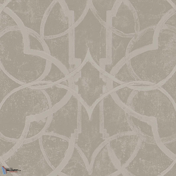 Gothic behang in Beige Royal van Texam