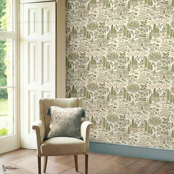 Home park behang-GP&J Baker-Selected Wallpapers-Interiors