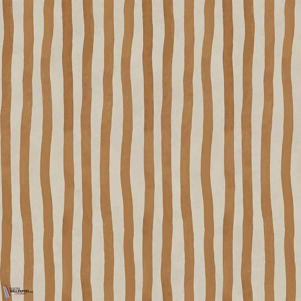 Artist's Stripe behang-House of Hackney-Amber-200 cm-Rol-Selected Wallpapers-Interiors