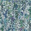 Hollyhocks behang-House of Hackney-Dew-200 cm-Rol-Selected Wallpapers-Interiors