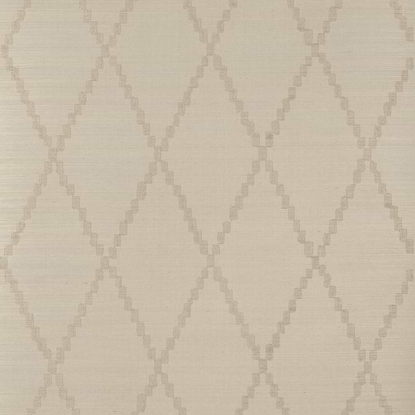 Ribbon Sisal behang-Anna French-Cream-Rol-Selected Wallpapers-Interiors