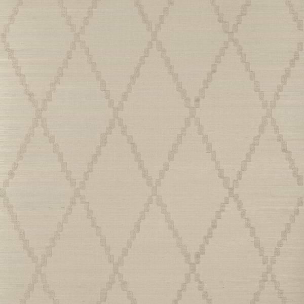 Ribbon Sisal behang-Anna French-Cream-Rol-Selected Wallpapers-Interiors