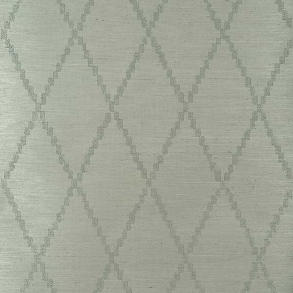 Ribbon Sisal behang-Anna French-Sage-Rol-Selected Wallpapers-Interiors