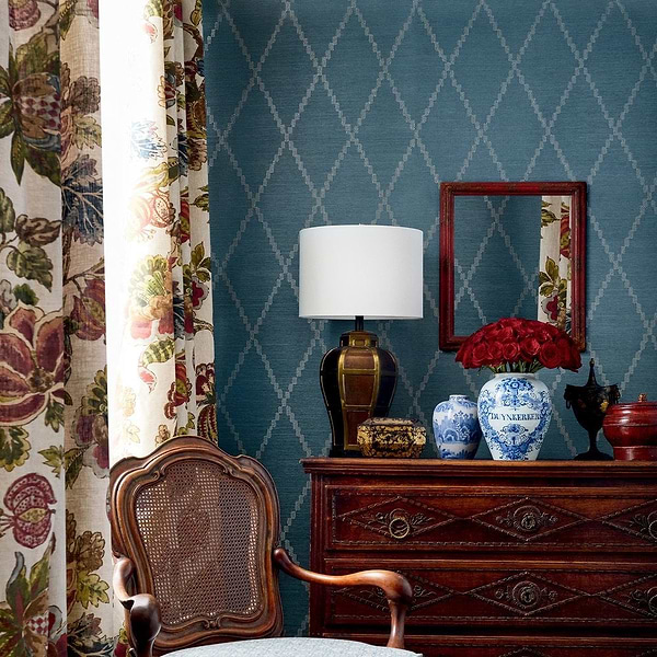 Ribbon Sisal behang-Anna French-Selected Wallpapers-Interiors