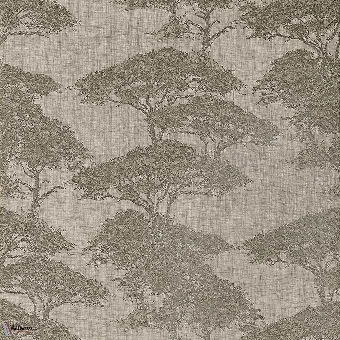 Torrey Pines behang-Thibaut-Beige and black-Rol-Selected Wallpapers-Interiors