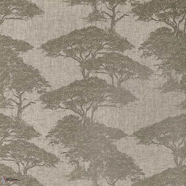 Torrey Pines behang-Thibaut-Beige and black-Rol-Selected Wallpapers-Interiors