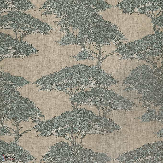 Torrey Pines behang-Thibaut-Spa blue-Rol-Selected Wallpapers-Interiors