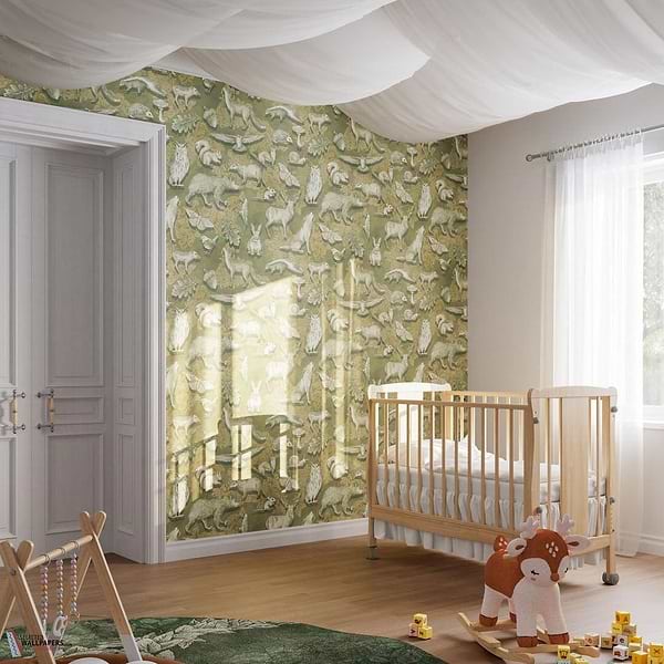 Woodland behang-Inkiostro Bianco-Selected Wallpapers-Interiors