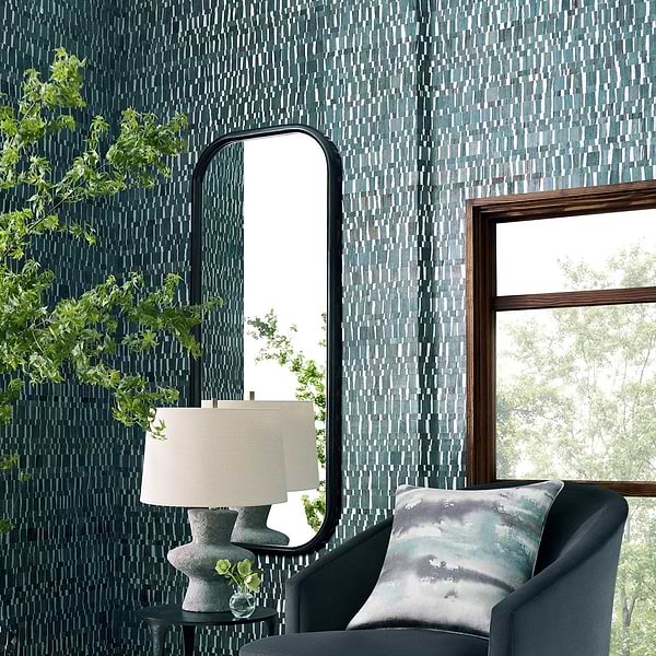 Namonaki behang-Thibaut-Selected Wallpapers-Interiors