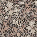 Golden Lily behang-House of Hackney-Black-200 cm-Rol-Selected Wallpapers-Interiors
