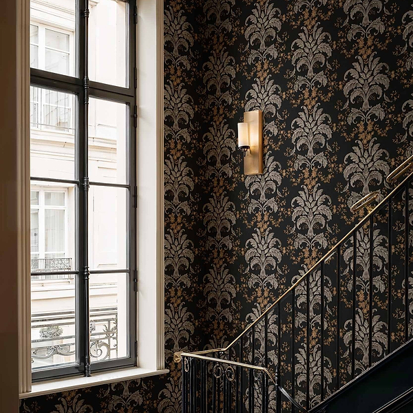 French Damask wallpaper