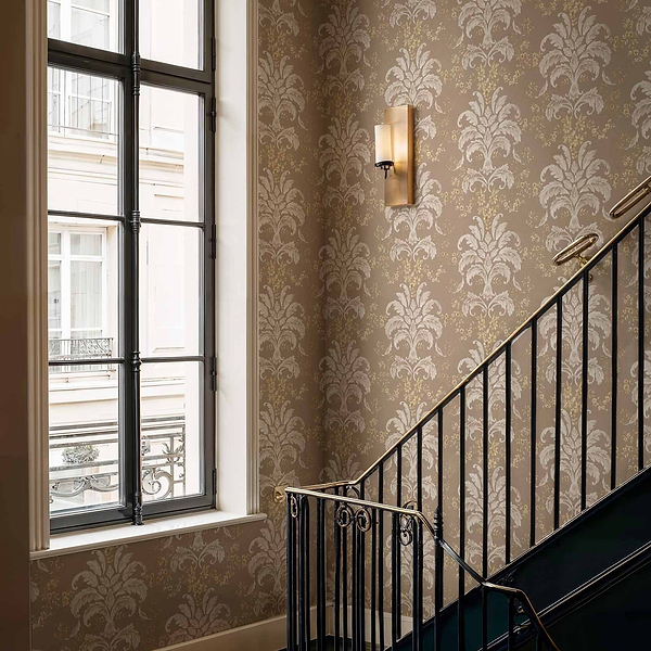 French Damask wallpaper