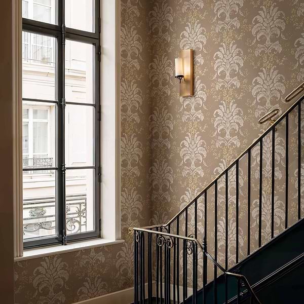 French Damask wallpaper