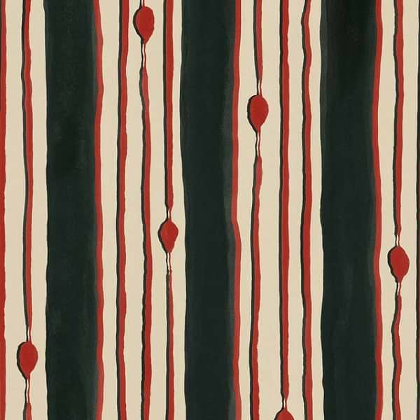 Minuano behang-Mind the Gap-Charcoal-Rol-Selected Wallpapers-Interiors