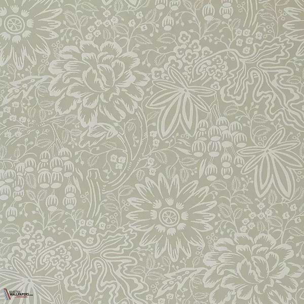 Peony Garden behang-1838 wallcoverings-Naturel-Rol-Selected Wallpapers-Interiors
