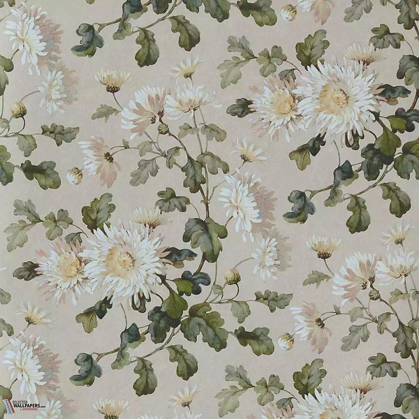 Charlotte behang-1838 wallcoverings-Apricot-Rol-Selected Wallpapers-Interiors