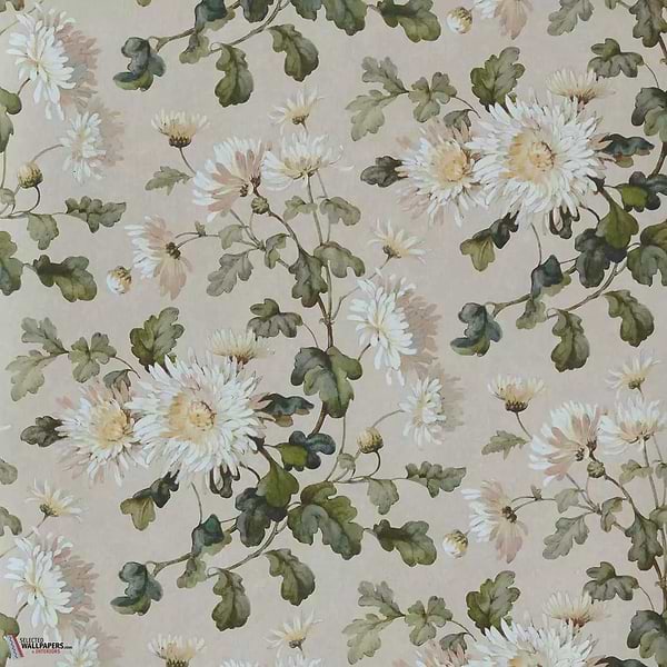 Charlotte behang-1838 wallcoverings-Apricot-Rol-Selected Wallpapers-Interiors