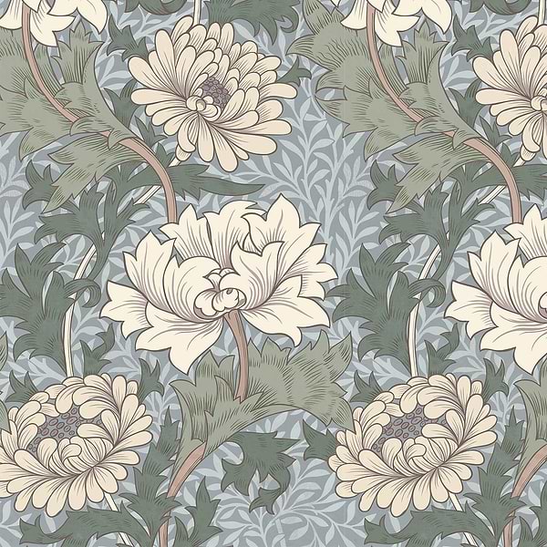 Chrysanthemum Magna behang-House of Hackney-Byzantine-200 cm-Rol-Selected Wallpapers-Interiors
