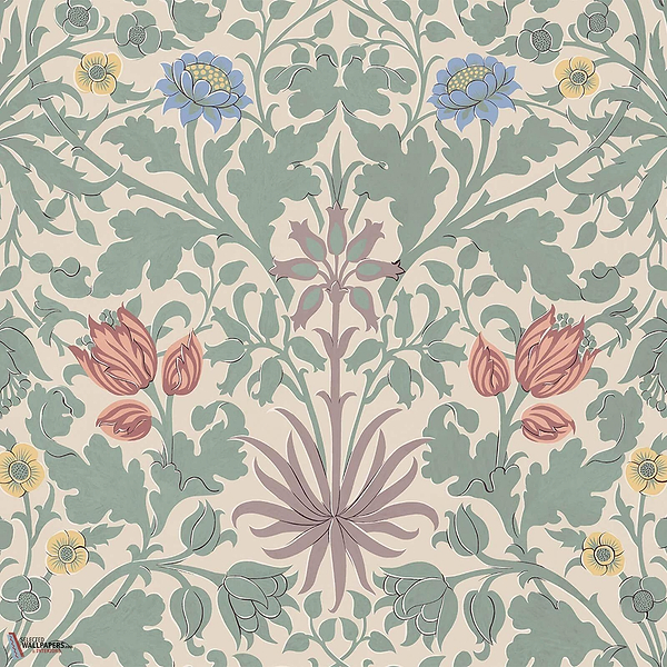 Hyacinth Novellus behang-House of Hackney-Plox-200 cm-Rol-Selected Wallpapers-Interiors