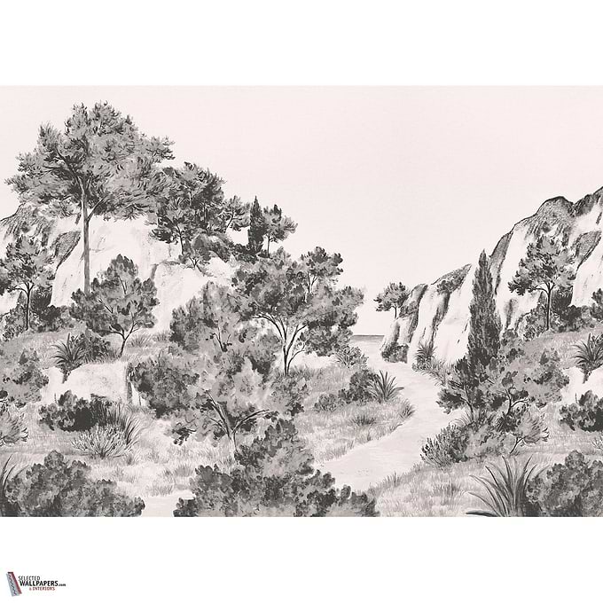 Balade Provençale behang-Les Dominotiers-02-Non Woven (70 cm)-M2-Selected Wallpapers-Interiors