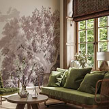 Misty Forest behang-Les Dominotiers-Selected Wallpapers-Interiors