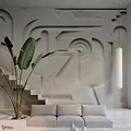 Metavision behang-Wall & Deco-Selected Wallpapers-Interiors