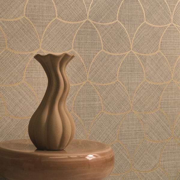 Tressana behang-Casamance-Selected Wallpapers-Interiors