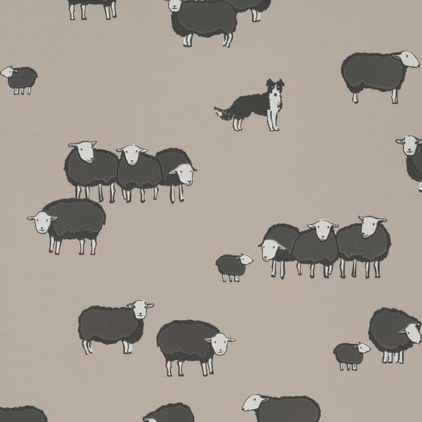 Nip & Lassie behang-Little Greene-Slaked lime - Dark-Rol-Selected Wallpapers-Interiors