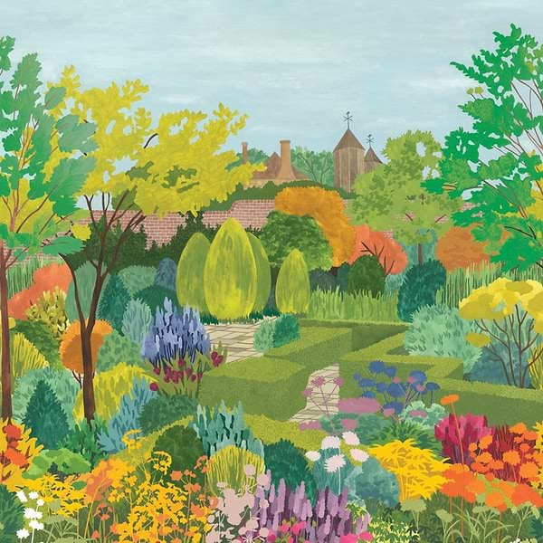 Castle Garden wallpaper