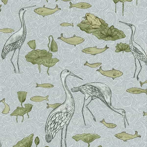 Enchanted River behang-Les Dominotiers-6-Rol-Selected Wallpapers-Interiors