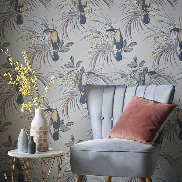 Le Toucan Tapete van 1838 wallcoverings