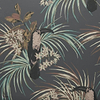 Le Toucan Tapete in Charcoal van 1838 wallcoverings