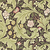 Leicester Tapete in Chocolade/Olive van Morris & Co