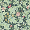 Leicester Tapete in Woad/Sage van Morris & Co