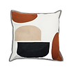 Housse de Coussin Jojoba-Kussen-Casamance-Nacre Noir-45 x 45 cm-Selected Wallpapers & Interiors