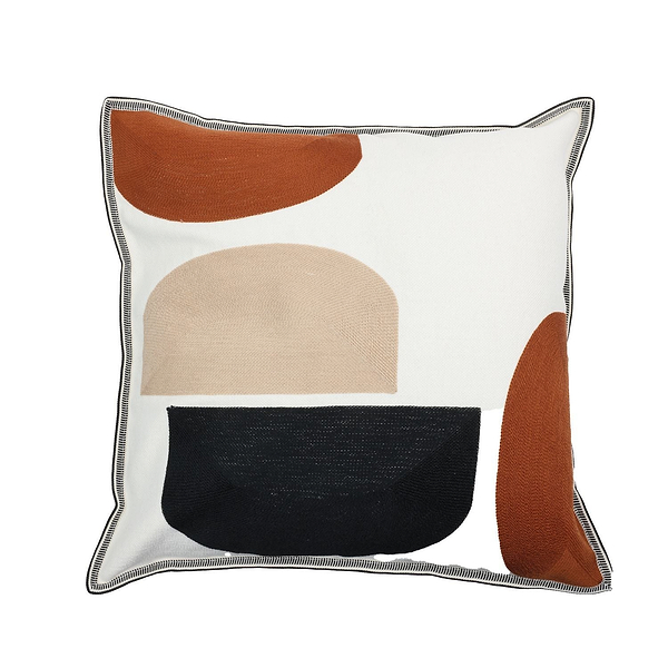 Housse de Coussin Jojoba-Kussen-Casamance-Nacre Noir-45 x 45 cm-Selected Wallpapers &amp; Interiors