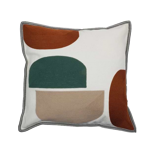 Housse de Coussin Jojoba-Kussen-Casamance-Nacre Blue Canard-45 x 45 cm-Selected Wallpapers & Interiors