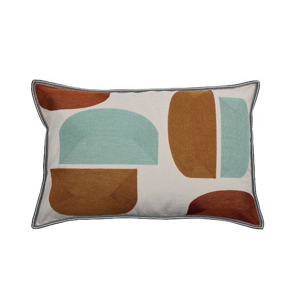 Housse de Coussin Jojoba-Kussen-Casamance-Celadon Ocre-60 x 40 cm-Selected Wallpapers &amp; Interiors