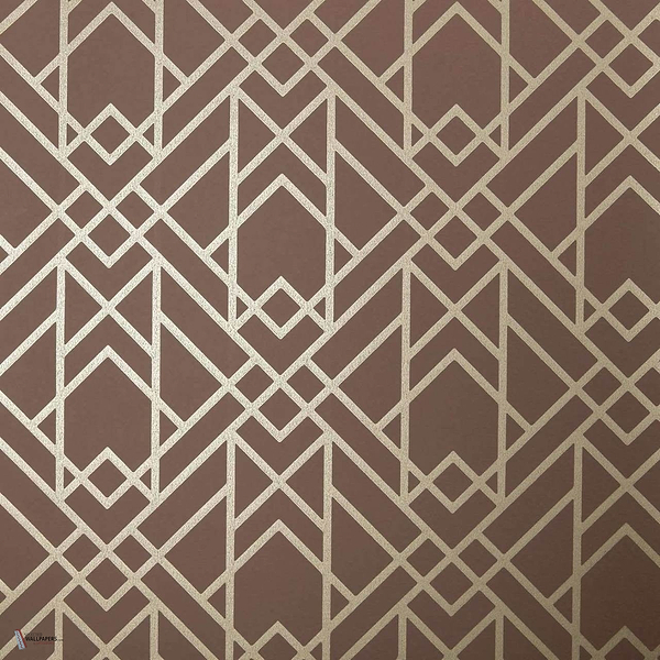 Metro Tapete in Amber van 1838 wallcoverings
