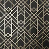 Metro wallpaper in Jet van 1838 wallcoverings