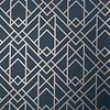 Metro wallpaper in Midnight van 1838 wallcoverings