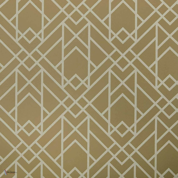 Metro Tapete in Mustard van 1838 wallcoverings