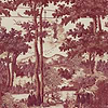 Toile Du Carpathians wallpaper in Ruby by Mind the Gap