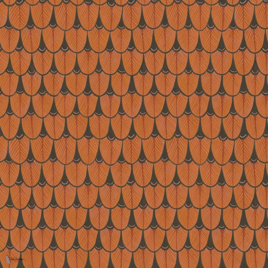 Narina behang in Burnt Orange van Cole & Son