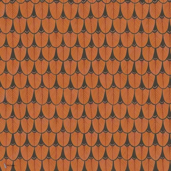 Narina behang in Burnt Orange van Cole & Son