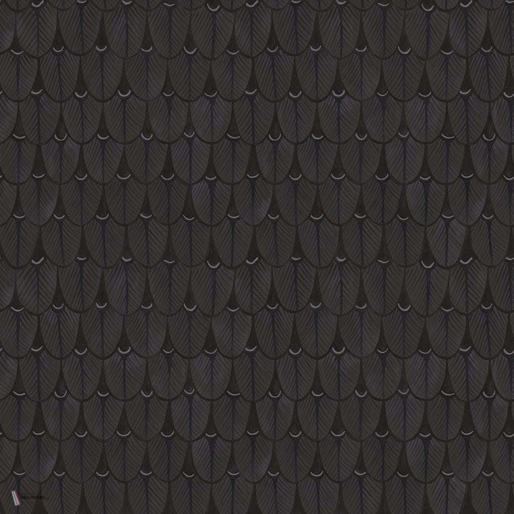 Narina behang in Charcoal van Cole & Son