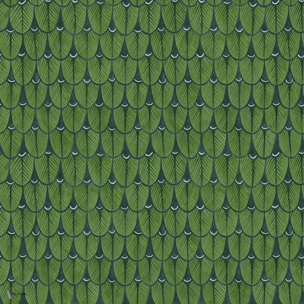 Narina behang in Leaf Green van Cole & Son